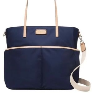 Kate ♠️ Spade Diaper Bag Navy Blue Nylon